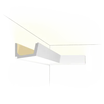 Profil LED C357 — iluminare indirectă minimalistă 7,1×11 cm
