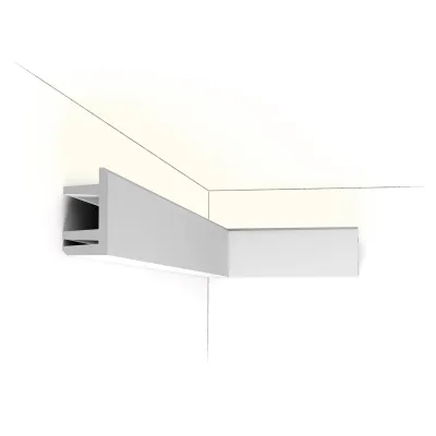 Profil LED C381 — cornișă pentru iluminare indirectă, seria L3