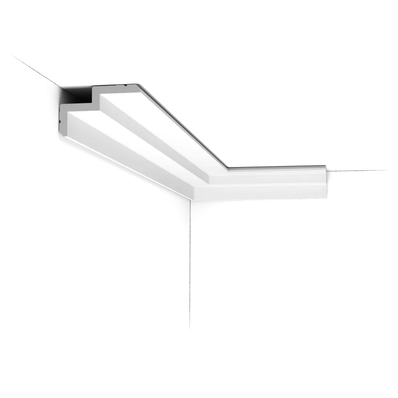 Cornișă decorativă C390 STEPS — coving modern, 6 cm - Image 1