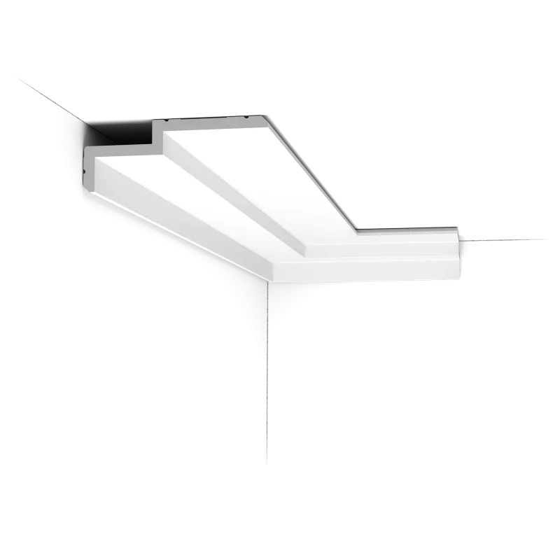 Cornișă decorativă C391 STEPS — profil modern, 6 cm înălțime - Image 1