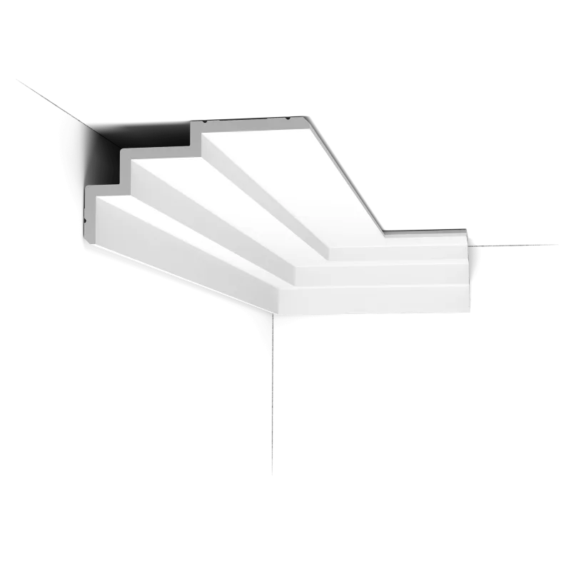 Cornișă decorativă C392 STEPS — model mare, montaj la tavan, 19 cm - Image 1