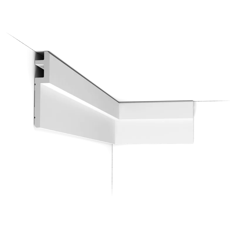 Cornișă decorativă C395 STEPS — profil modern, 15,5 cm - Image 1