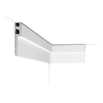 Cornișă decorativă C395 STEPS — profil modern, 15,5 cm