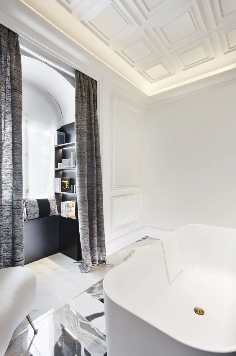 Cornișă decorativă C900 — inspirație Ovolo, 17.1 cm - Image 2