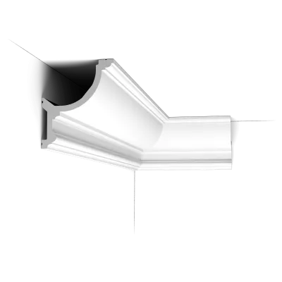 Cornișă decorativă C901, 14,8 x 12,4 cm, stil Ovolo