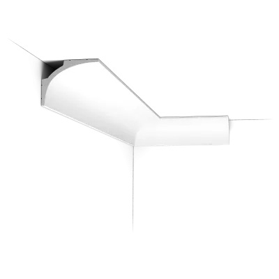 Cornișă decorativă C992 INFINITY — 200 cm, design organic compact