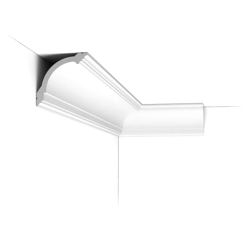 Cornișă decorativă CB512 — design liniar clasic, 9 cm - Image 1