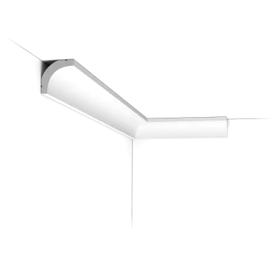 Cornișă decorativă CB520 — profil clasic compact, 3,5 cm