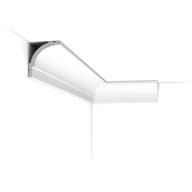 Cornișă decorativă CB525 — curbură simplă, 6.5 cm - Image 1