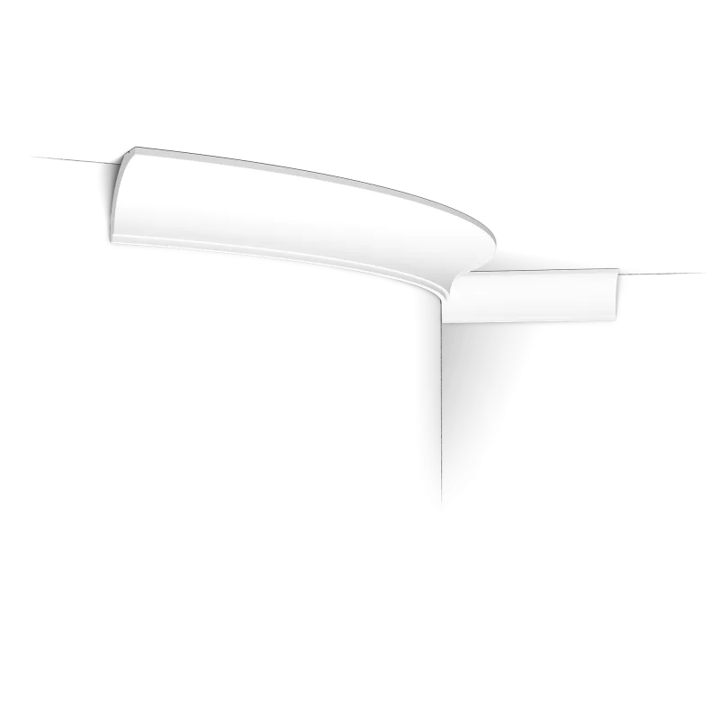 Cornișă decorativă CX109 — curbă simplă 4,4 cm, versiune Flex - Image 3