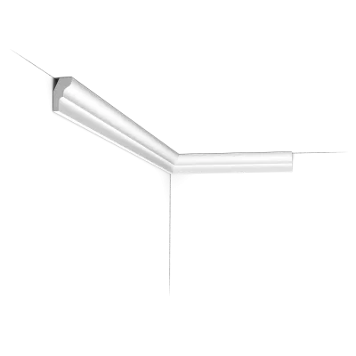 Cornișă decorativă CX111, 2,6 x 1,5 cm, model clasic