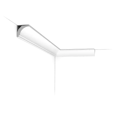 Cornișă decorativă CX115 — curbură simplă compactă, 3 cm