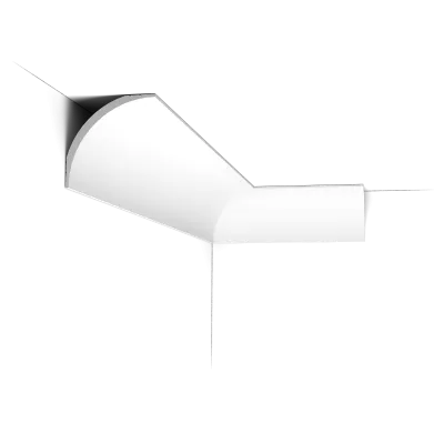 Cornișă decorativă CX126 — profil simplu, 8.7 cm, bestseller