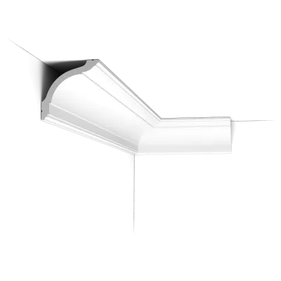 Cornișă decorativă CX127 — muchie atemporală 9,4 cm, versiune Flex