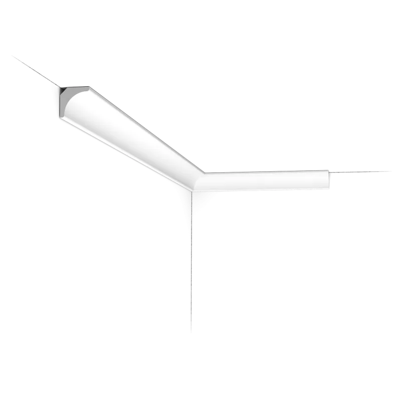 Plintă decorativă CX133 — profil curbat compact, 2 cm - Image 1
