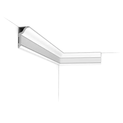 Cornișă decorativă CX141 — curbură cyma recta, 5,9 cm