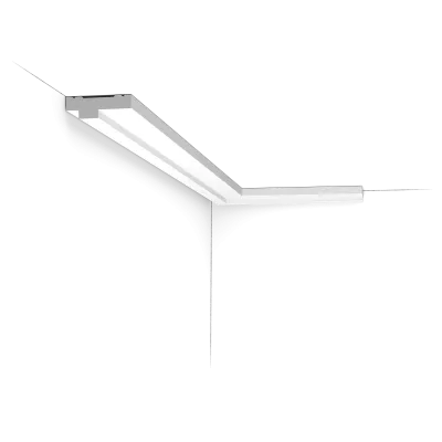 Cornișă decorativă CX160 — ramă plată bordură, 1,3 cm