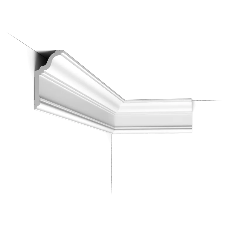 Cornișă decorativă CX192 — curbură cyma recta, bază extinsă, 12 cm - Image 1