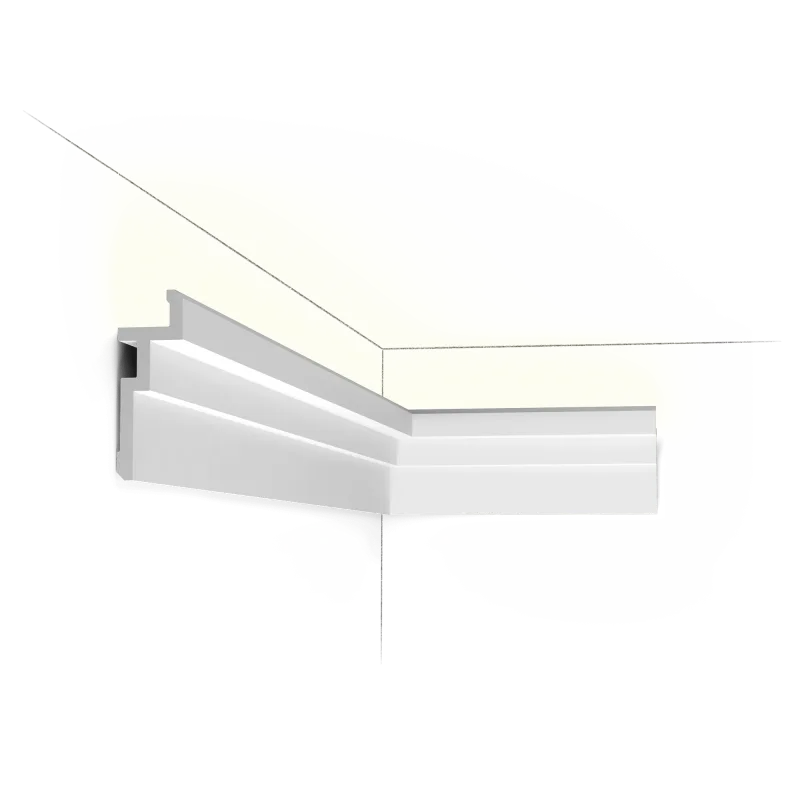 Cornișă pentru iluminare indirectă CX196 U-STEPS, 11,3 x 4 cm - Image 1