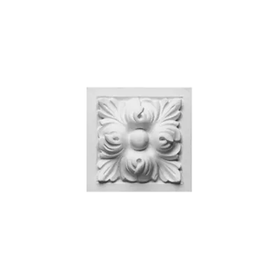 Bloc rozetă decorativ D210, 9,6 x 9,6 cm, pentru tocuri de uși