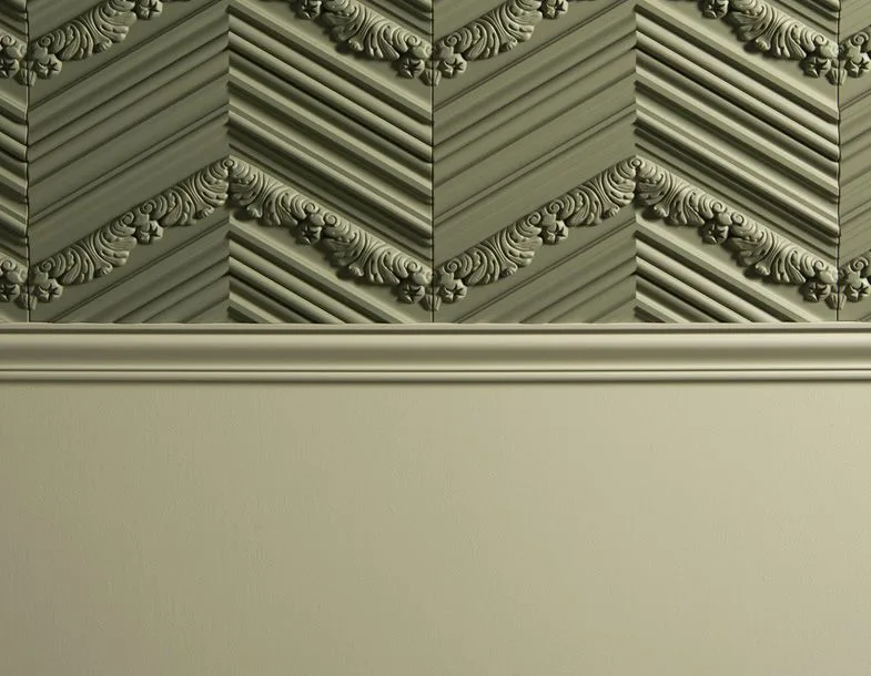 Ancadrament decorativ flexibil DX174, 6 x 2,2 cm, pentru pereți curbați - Image 2