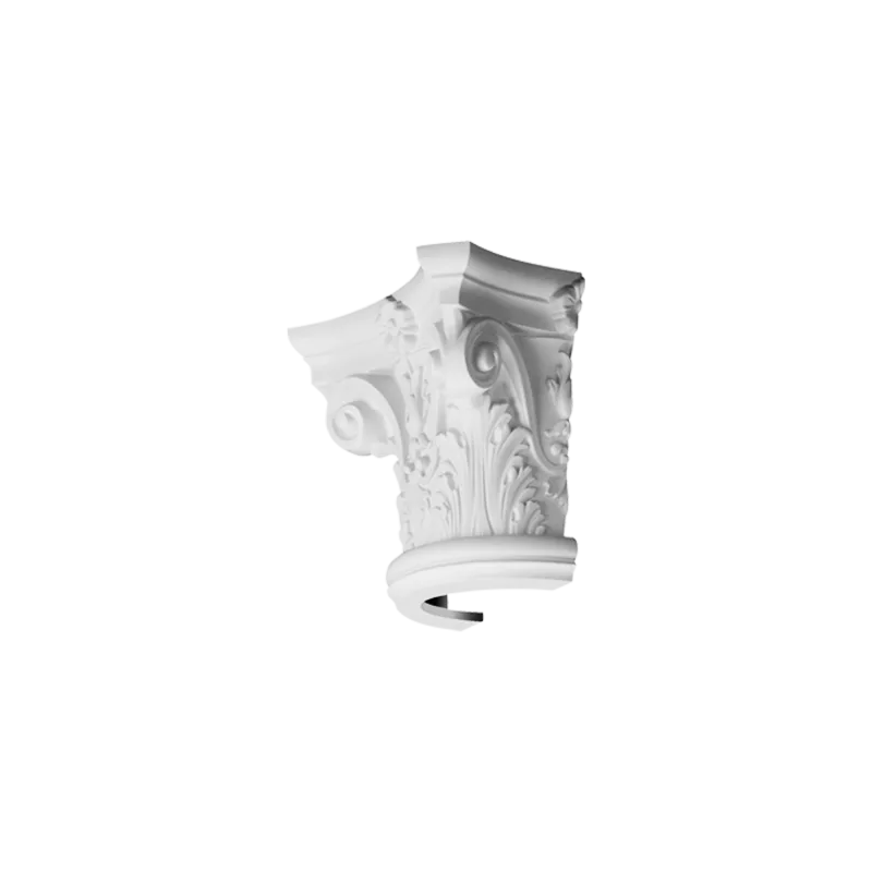 Semicapitel decorativ K1121 — stil corintic, frunze de acant - Image 2