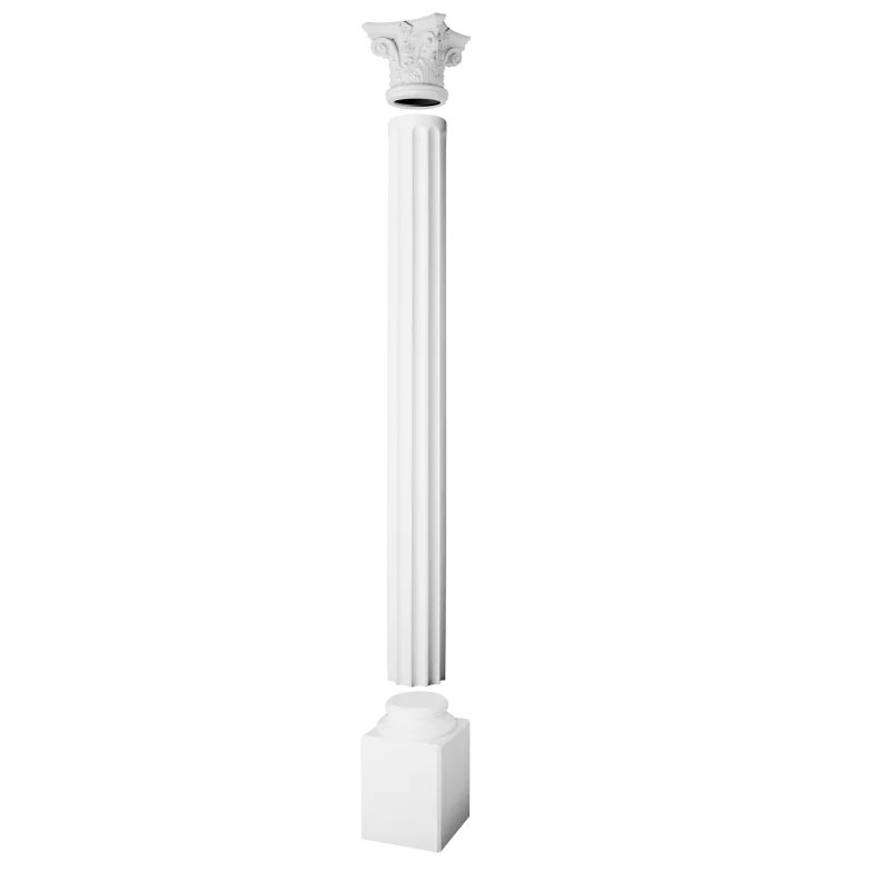 Capitel decorativ K1122 — stil corintic, frunze și volute de acant - Image 2