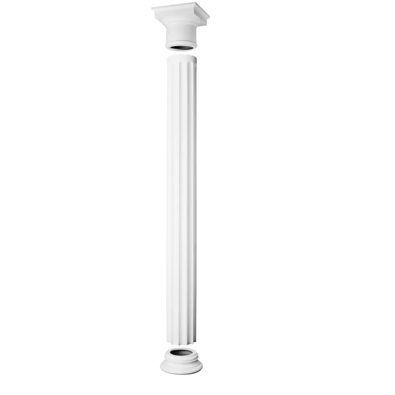 Piedestal decorativ K1152 — stil doric, pentru coloană întreagă - Image 2