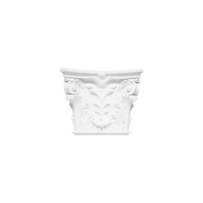 Capitel decorativ K251, corintic, pentru pilaștri, cu frunze de acant