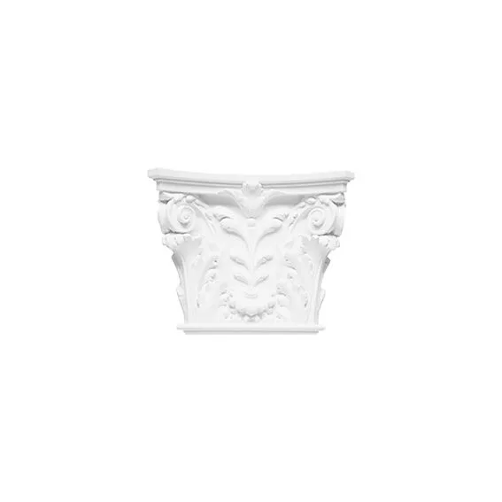 Capitel decorativ K251, corintic, pentru pilaștri, cu frunze de acant - Image 2