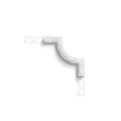 Brâu decorativ P101A — 24,5 cm, model frunze de acant