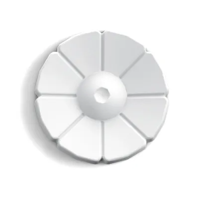 Element decorativ floral P20, 6,1 x 6,1 cm, pentru rame de perete