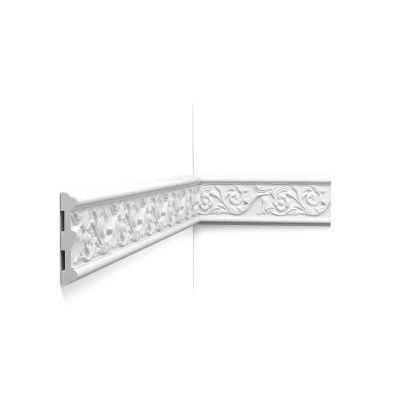 Brâu decorativ P7020, mulat, model cu frunze, 11,1 x 1,9 cm