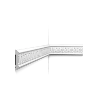 Brâu decorativ P7030, design oval clasic, 8,5 x 1,7 cm