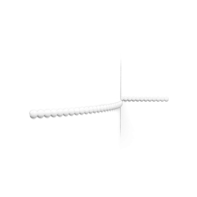 Brâu decorativ flexibil P9904 PEARL — model perle Art Deco, 200 cm