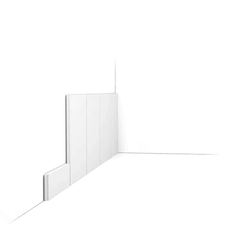 Profil decorativ PX147 — bază pentru lambriu, montaj rapid - Image 1