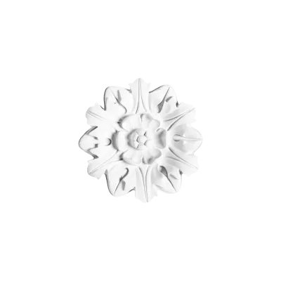 Rozetă decorativă R12, model floral, 19,5×1,8 cm