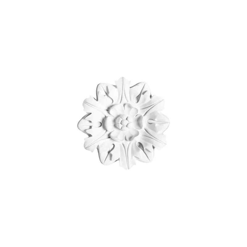 Rozetă decorativă R12, model floral, 19,5×1,8 cm - Image 2