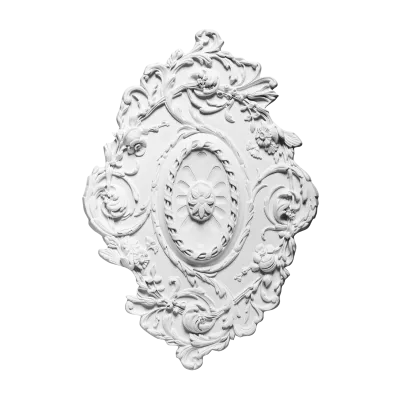 Rozetă decorativă R22 — 77,5 x 53 cm, model oval clasic