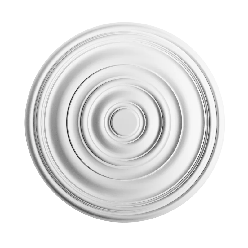 Rozetă decorativă R40 — 74,5 cm, model cercuri concentrice - Image 1