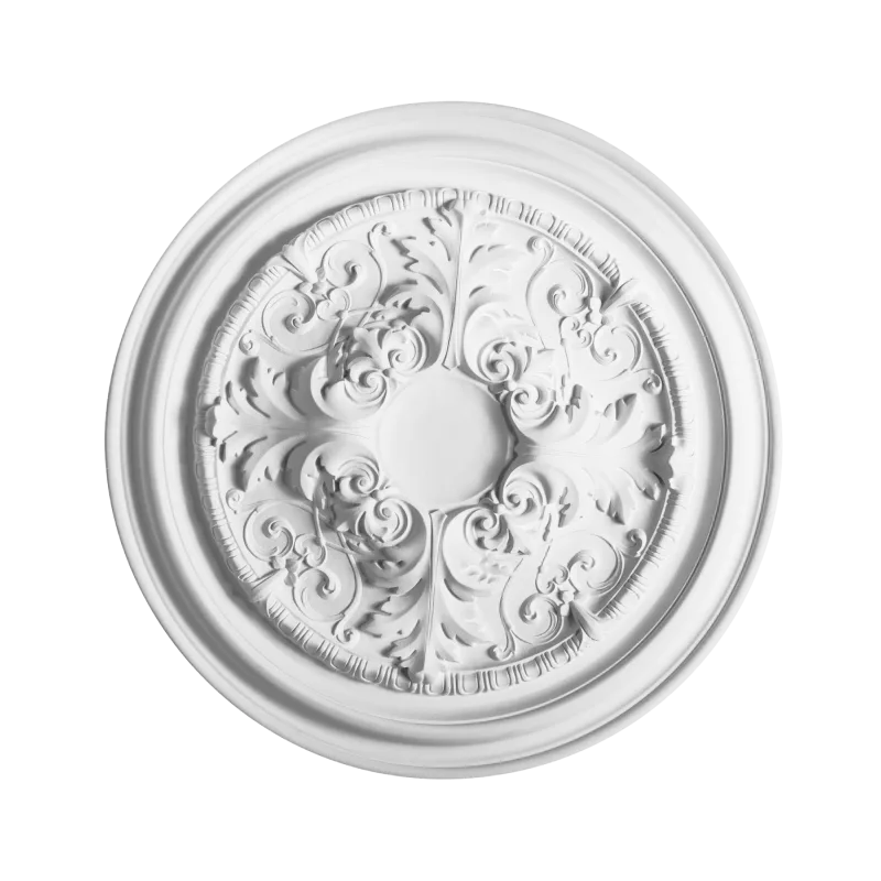 Rozetă decorativă R52, sculptură clasică, 69,5×4,8 cm - Image 1