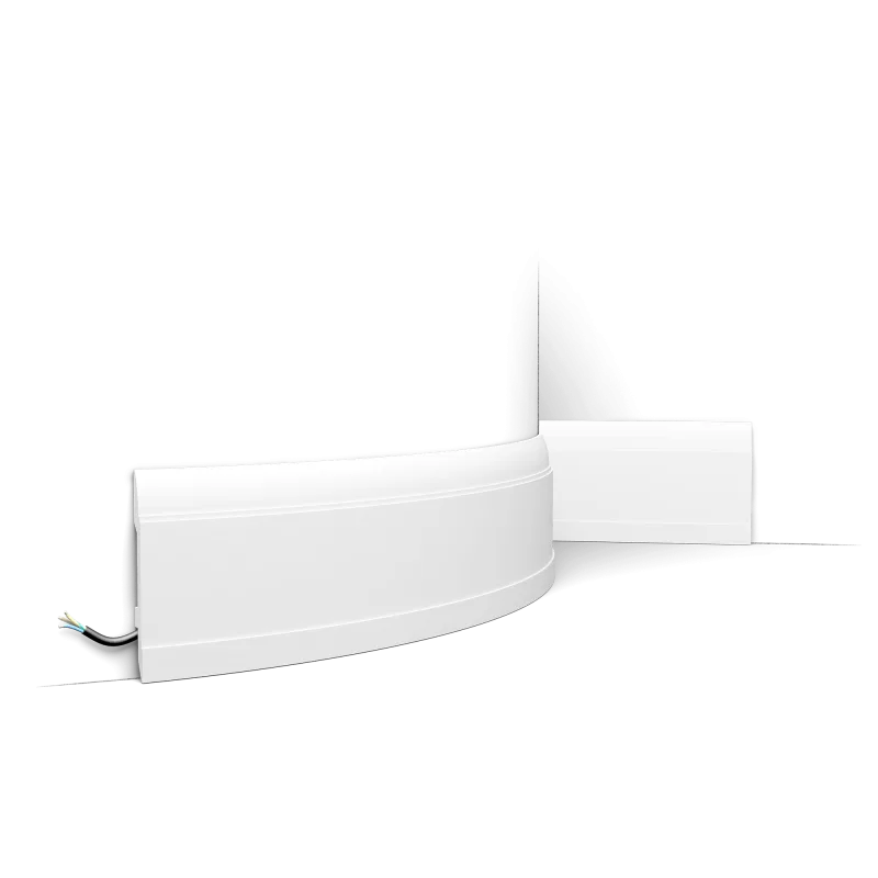Plintă decorativă SX104 — model liniar modern, 15 cm înălțime - Image 3
