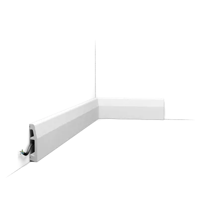 Plintă decorativă SX125, minimalistă, 6,9 cm înălțime