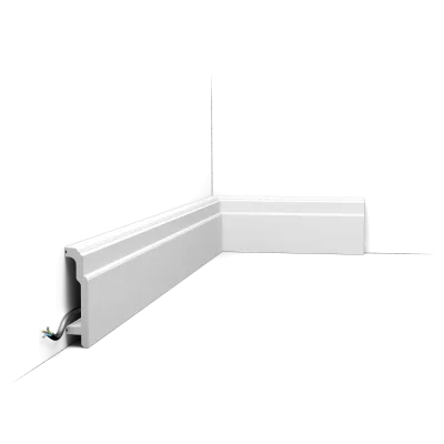Plintă decorativă SX155, design liniar, 10,8 cm înălțime