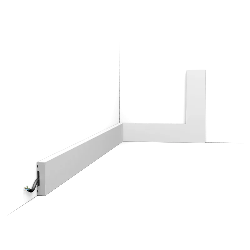 Plintă decorativă SX162 SQUARE — cea mai simplă plintă, 4 cm - Image 4