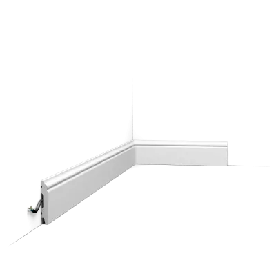 Plintă decorativă SX165 CONTOUR — design minimalist, 6,9 cm