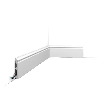 Plintă decorativă SX173 CONTOUR, curburi delicate, 10 cm