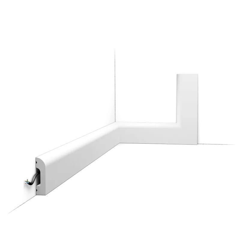 Plintă decorativă SX182 CASCADE — parte superioară rotunjită, 5 cm - Image 1