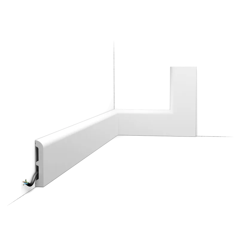 Plintă decorativă SX183 CASCADE — 7,5 cm, disponibilă finisată RAL9003 - Image 4
