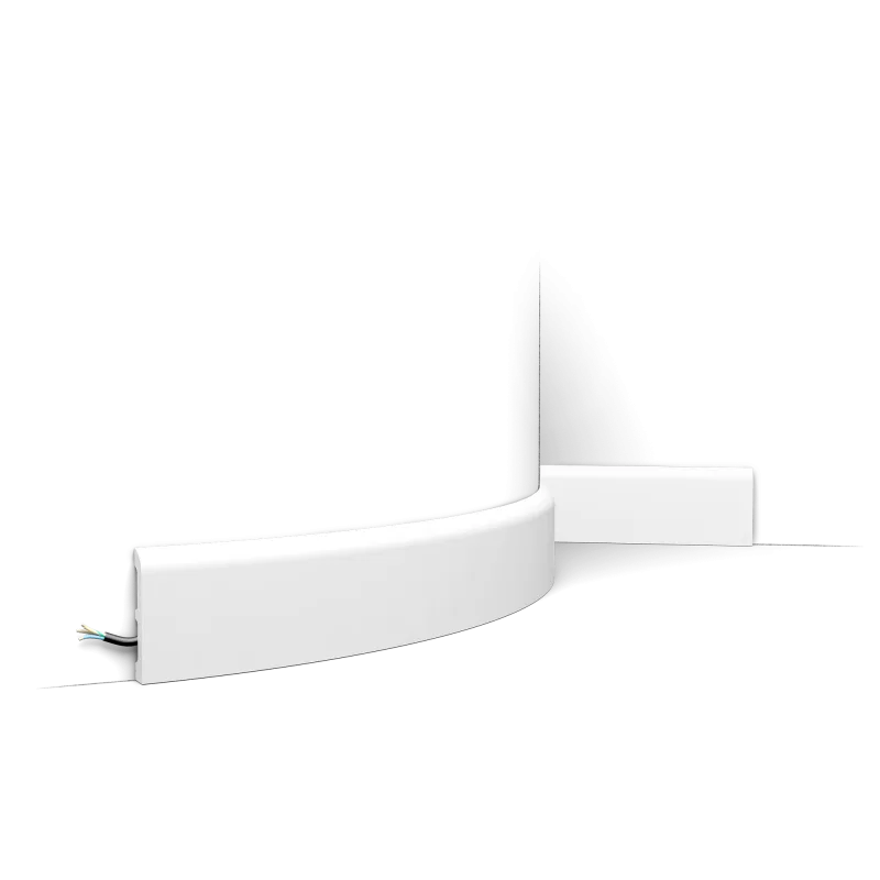 Plintă decorativă SX183 CASCADE — 7,5 cm, disponibilă finisată RAL9003 - Image 6